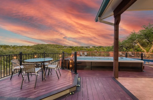 Spicewood Villa | Idyllic Hill Country Estate with Hot Tub & Game Room
