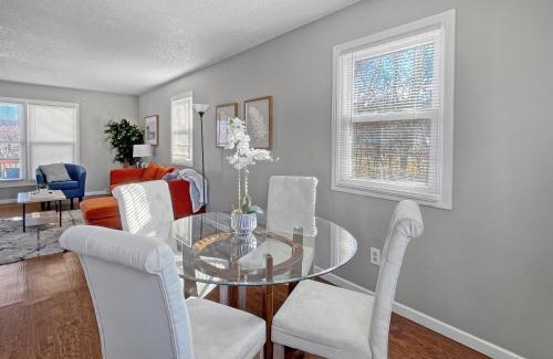Clive House | Cozy 2BR Clive Duplex with Fireplace, Family-Friendly Stay