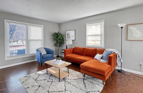 Clive House | Cozy 2BR Clive Duplex with Fireplace, Family-Friendly Stay