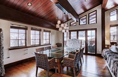 Vail House | Elegant 5 Bedroom Private Chalet in Vail Village with Hot Tub