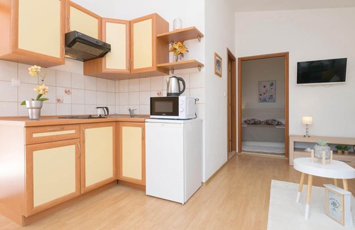 Podgradina Apartment | Cozy 1 Bedroom Stay with Oceanfront Views in Podgradina