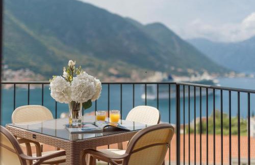 Dobrota Apartment | Inviting Apartment with Breathtaking Views for Families