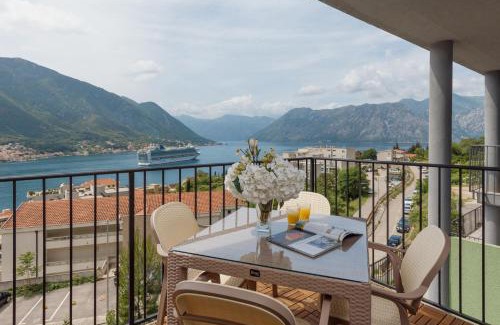 Dobrota Apartment | Inviting Apartment with Breathtaking Views for Families