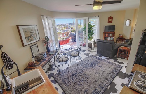 Point Loma Apartment | Captivating Bay View Retreat with Private Sunny Deck