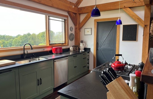 Staatsburg House | Idyllic Country Oasis with Pool & Pond on 16 Lush Acres