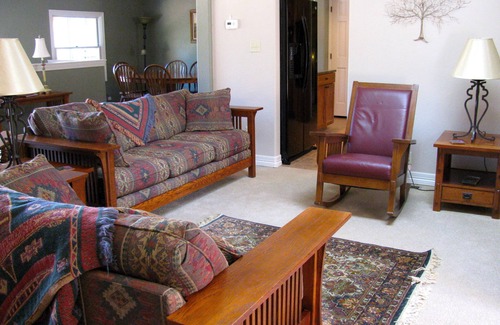 Divide House | Scenic Deck with Pike's Peak Views in Serene Forest Getaway