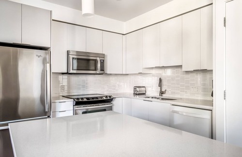 Chinatown Apartment | Modern Downtown 1BR with Gym & W/D near South Station