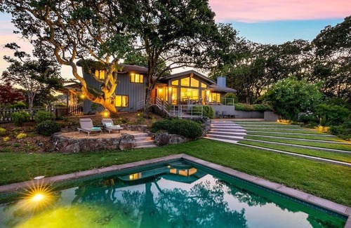 Kenwood House | Elegant Kenwood Estate with Heated Pool and Spa Amenities