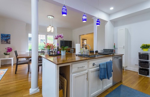 Hyde Park House | Historic Mansion Retreat on UChicago Campus with Spa Amenities