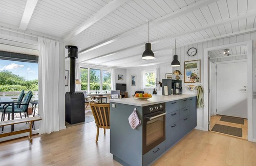 Hvidbjerg Strand House | Cozy Cottage Retreat with Oceanfront Views and Spa