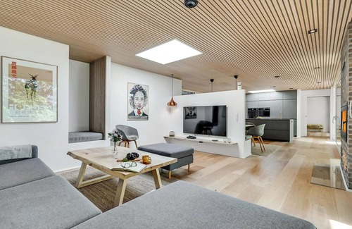 Bryrup House | Architectural Gem with Lake View & Spa in Bryrup