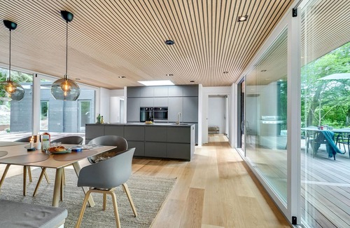 Bryrup House | Architectural Gem with Lake View & Spa in Bryrup