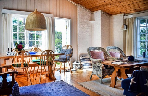 Vinnes House | Beautiful Home in Reksteren with Oceanfront Views
