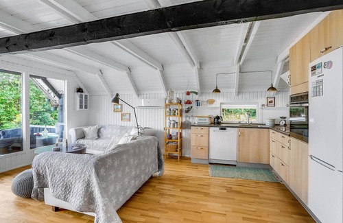 Roslev House | Cozy Cottage with Lake View and Spa in North Jutland