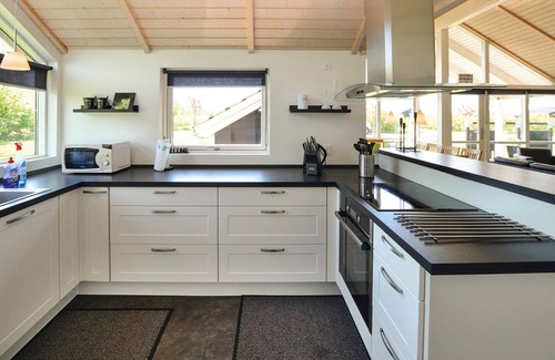 Skovmose House | Elegant 3-Bedroom Retreat in Sydals with Ocean View