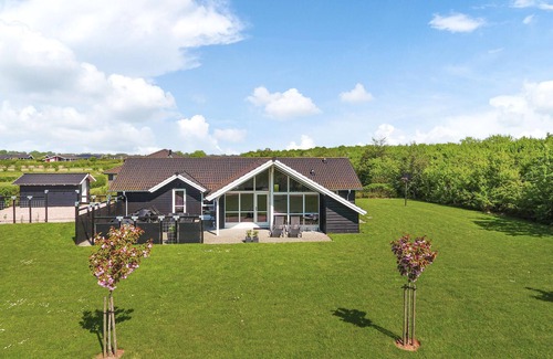 Skovmose House | Elegant 3-Bedroom Retreat in Sydals with Ocean View