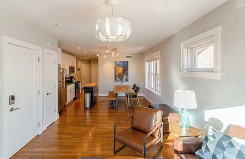 St. Louis Apartment | Stylish Minimalist Retreat with Pet-Friendly Amenities