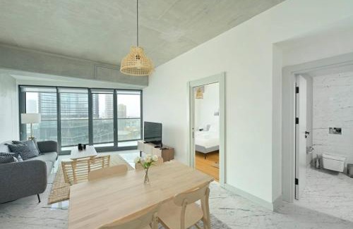 Bomonti Apartment | Modern 1BD with Terrace and Pool Views - Pet Friendly!