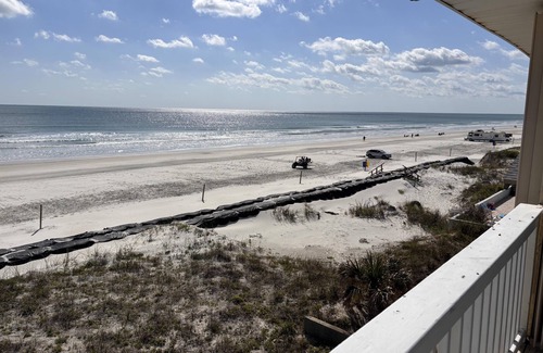 Boardwalk House | Oceanfront Retreat: Pet-Friendly with Pool & Spa Access