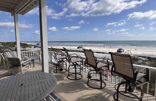 Boardwalk House | Oceanfront Retreat: Pet-Friendly with Pool & Spa Access