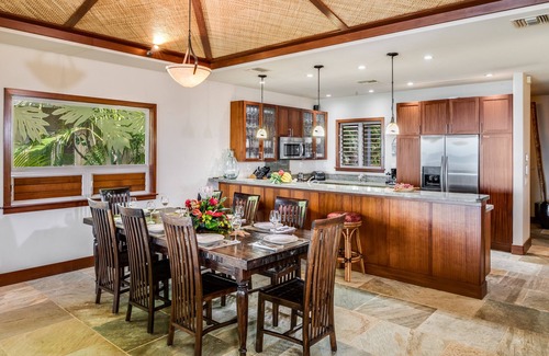 Puako House | Oceanfront Estate Steps from Beach with Amazing Puako Bay Views