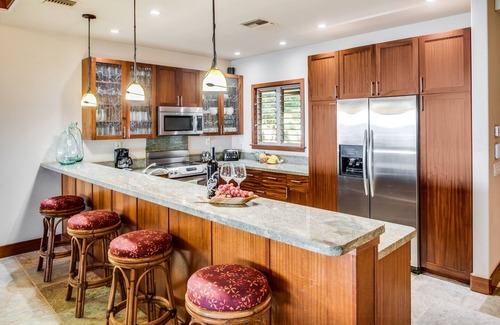 Puako House | Oceanfront Estate Steps from Beach with Amazing Puako Bay Views