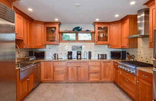 Wellfleet House | Beautiful Outdoor Spaces with Heated Pool & Hot Tub