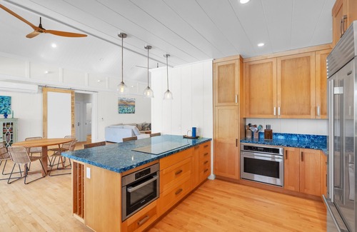 Kalama Tract House | Renovated Beach House Steps from the Ocean with Pool & Spa