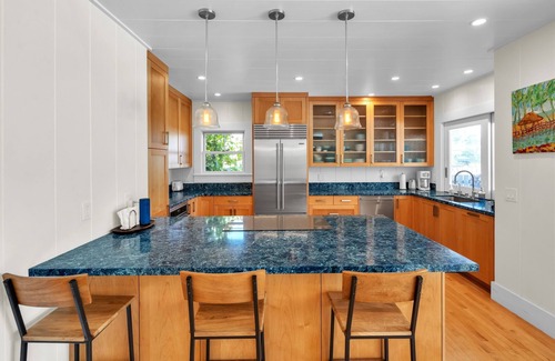 Kalama Tract House | Renovated Beach House Steps from the Ocean with Pool & Spa
