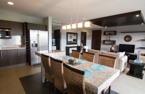 Playacar Fase II Condo | Elegant Vaiven Playacar Penthouse with Private Rooftop