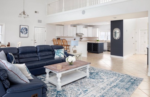 Mantoloking House | Beautiful Waterfront Home Steps from Private Beach