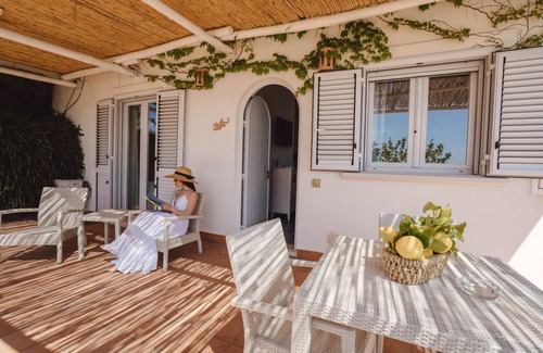 Villammare Apartment | Sea View Flat at Gorgonia with Pool & Private Beach Access