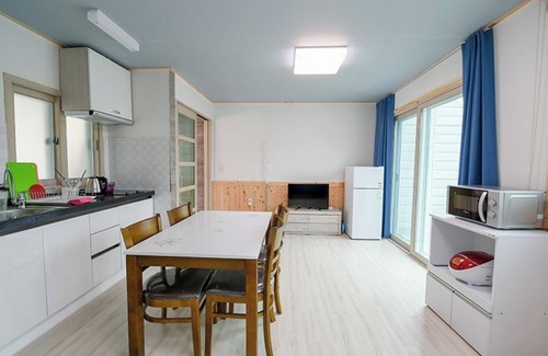 Tonmak House | Relax at Goseong San Deul Bada Pension with Pool & Family Amenities