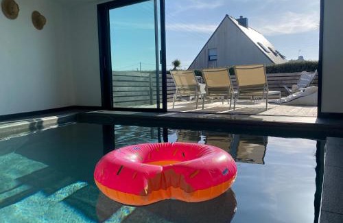 Plouneour-Brignogan-Plages Villa | Relaxing Villa with Indoor Pool & Spa, Steps from the Beach