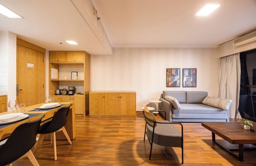 Paraiso Apartment | Discover Grand Plaza Paulista: Family-Friendly with Spa & Kitchen