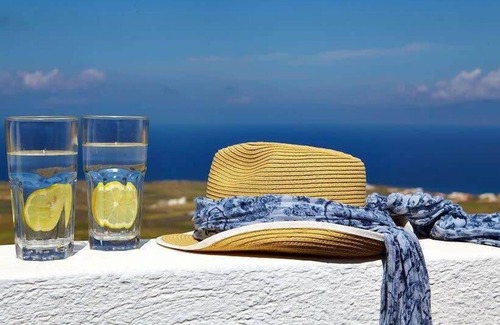 Finikia Apartment | Elegant 1BR Suite with Private Balcony in Santorini