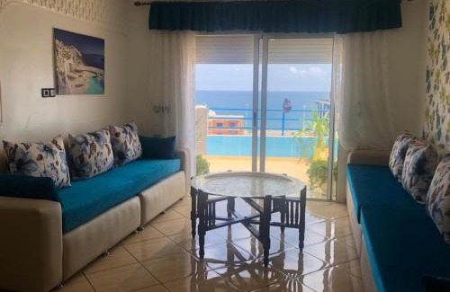Oued Laou Apartment | Oceanfront Grand Apartment with Breathtaking Sea Views