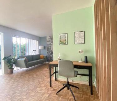 Le Chesnay Apartment | Grand appartement 6 personnes à 5min de Versailles avec parking privé