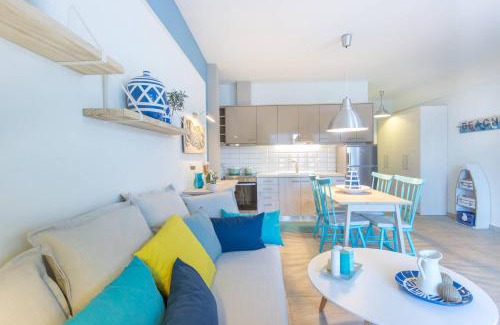 Chrisi Akti Apartment | Guest Rated 9.8: Grand Blue Apartment - Family Friendly Stay