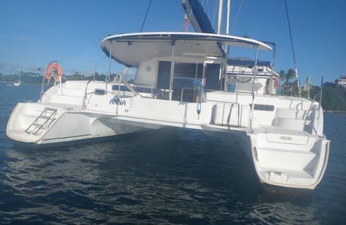 Sainte-Anne Boat Rental | Discover Grand Catamaran AU Mouillage with Ocean Views