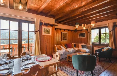 Les Gets Apartment | Grand Duplex Chalet: Family-Friendly with Ski-In Access