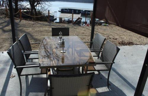Osage Beach Villa | Relaxing Grand Glaize Getaway with Hot Tub and Firepit