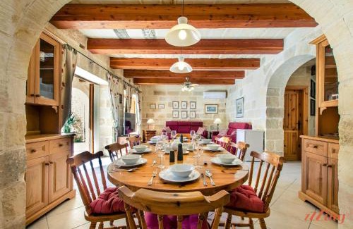 Sannat Villa | Rustic Gozo Farmhouse Escape with Pool and Oceanfront Views