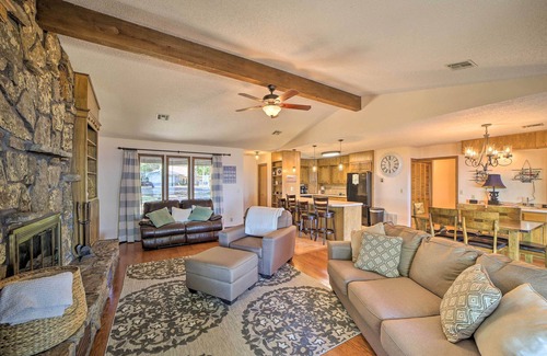 Afton House | Unforgettable Monkey Island Getaway with Fire Pit & Spa