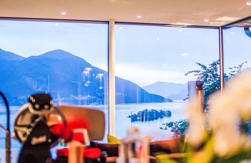 Ronco sopra Ascona Apartment | Elegant Grand Suite by Interhome with Lake View & Spa