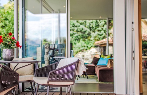 Ronco sopra Ascona Apartment | Elegant Grand Suite by Interhome with Lake View & Spa