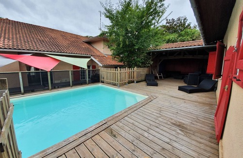 Orx House | Family-Friendly Grande Maison with Pool Near Labenne Beaches