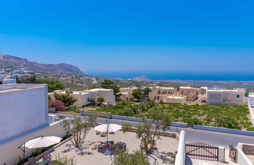 Pyrgos Villa | Enchanting Santorini Villa with Private Terrace & Spa
