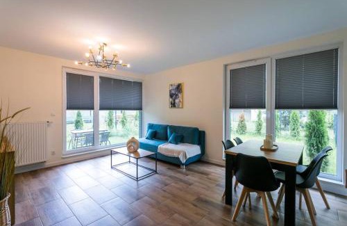 Wyspa Sobieszewska Apartment | Pet and Child Friendly Grano Flats at Villa Neptun