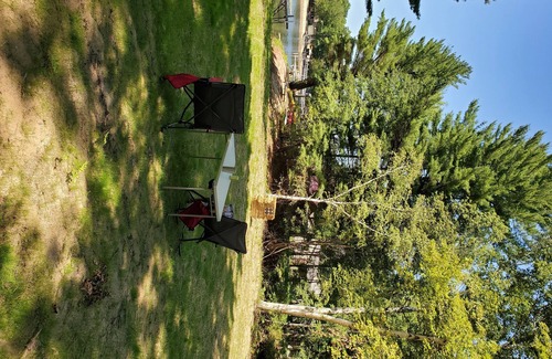 Gladwin Cabin | Ideal Camping Spot with Full Hookup and Cozy Guest House
